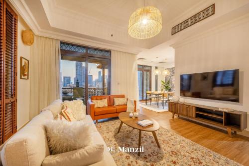 Manzil - Cozy 2BR Penthouse with Private Terrace and Full Burj View in Downtown - image 10