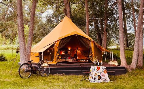 Superior Tent with Shared Bathroom