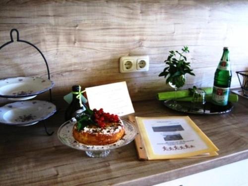 virtuve, Ferienwohnung am Wanderweg in Aidhausen