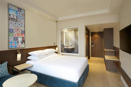 1 double bed