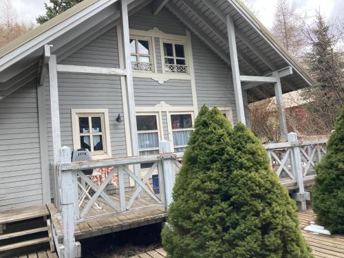 Chalet en bois à la Foux d'Allos