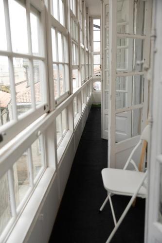 Balkon/teras, Hostal San Pelayo in Santiago De Compostela Eski Kent