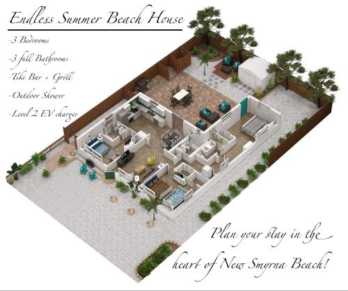 Updated Beach House steps from Beach and Flagler Ave restaurants in New Smyrna Beach, USA
