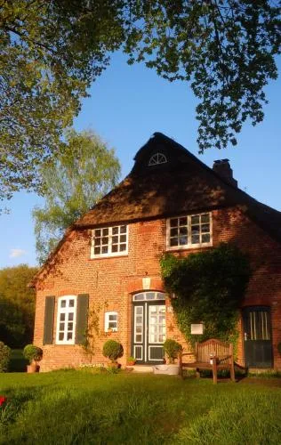 Bauernhaus in der Bremer Schweiz in Ritterhude, Deutschland