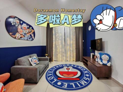 Desaru Doraemon Haven: 2-Room Theme Stay for 5 pax