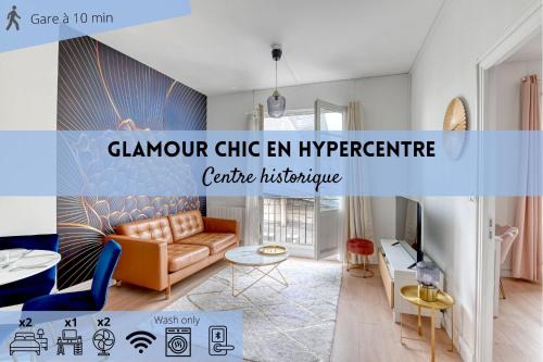 Glamour Chic en hyper centre pour 4 - Wifi - Sauna pour 2 - MyLittleStay