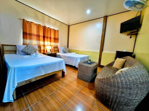 2 double beds
