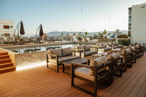 balkong/terrass, Del Bono Central Hotel in San Juan