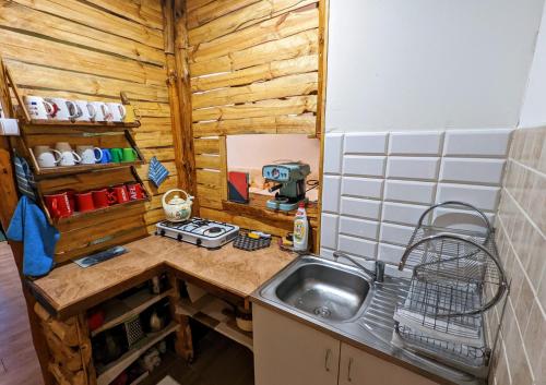 virtuve, Noclegi U Lestka in Lutowiska