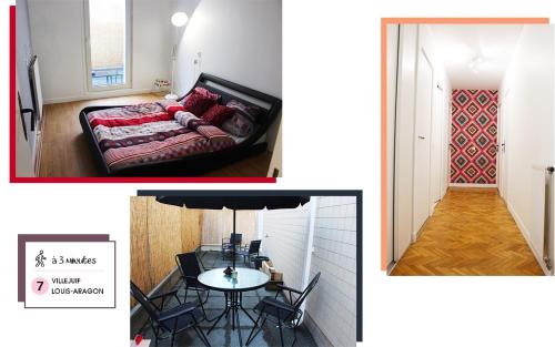 Cosy bedroom in ideal apartment - Pension de famille - Villejuif