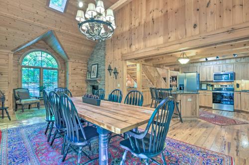 Luxury Cabin with Deck Less Than 5 Miles to Sapphire Valley! in Sapphire, USA