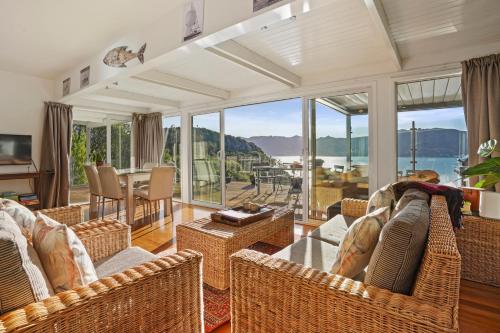 Viesnīcas āriene, Kaioruru View - Diamond Harbour Holiday Home in Diamond Harbour