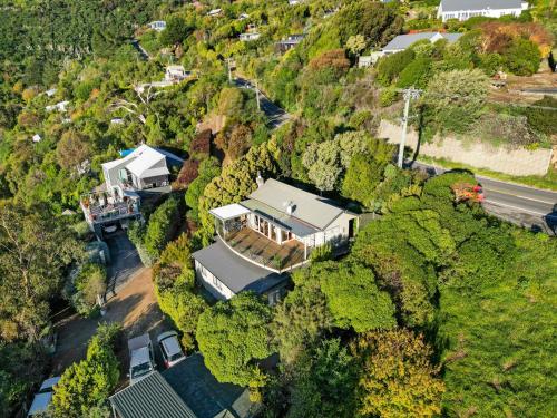 Viesnīcas āriene, Kaioruru View - Diamond Harbour Holiday Home in Diamond Harbour