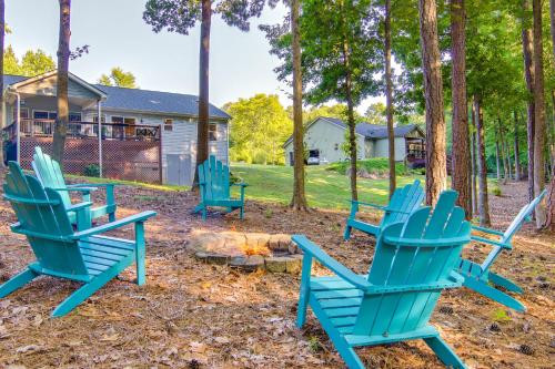 Anderson Lakefront Vacation Rental with Boat Dock!