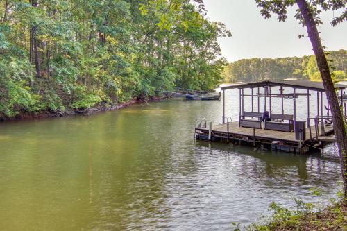 Anderson Lakefront Vacation Rental with Boat Dock!