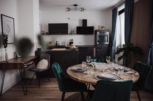 Cozy Dreams: Deluxe 2-Zimmer-Apartment -Küche, Norimberk (fotografie 4)