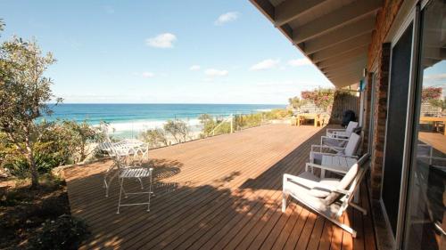 The view Impressive beachfront home Bermagui