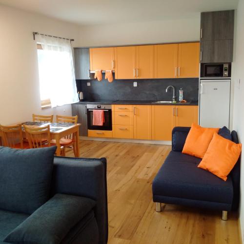 keuken, Apartmán u Skiareálu Filipovice (Apartman u Skiarealu Filipovice) in Bela Pod Pradedem