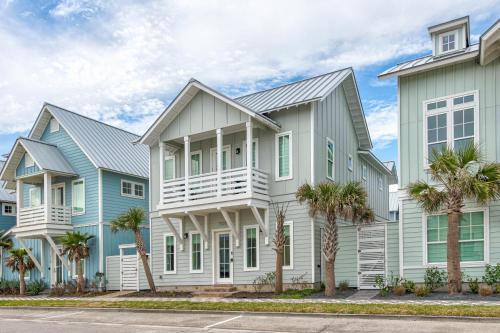 SBS705 The Blue Flamingo at Sunflower Beach in Port Aransas, USA