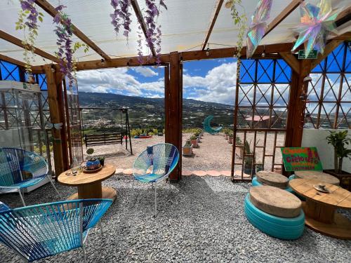 Restorāns, Glamping Cielo Roto in Sutamarchán