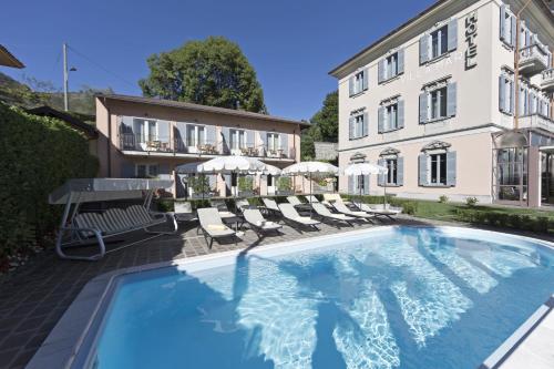Swimming pool, Hotel Villa Marie in Tremezzo