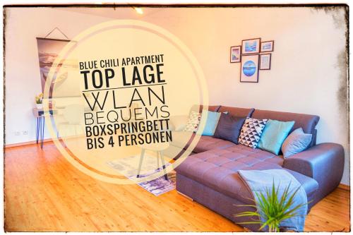 Blue Chili 01 - TOP City Lage am HBhf Boxspringbett bis 4 Pers in Magdeburg, Deutschland