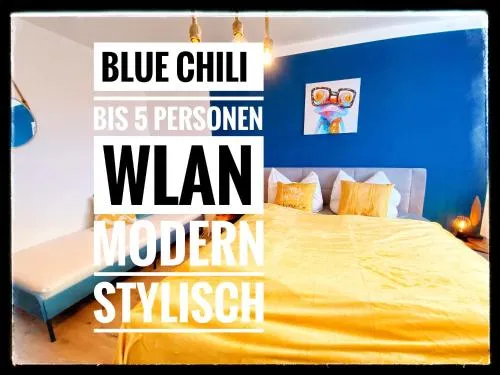 Blue Chili 16 Familienwohnung nahe Uniklinik - Boxspringbett Balkon Wlan in Magdeburg, Deutschland