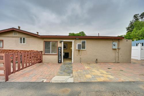 Inviting Poway Studio with Patio and Gas Grill!