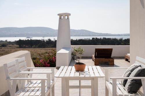 Näkymä ulkoa, Paros House Villa in Pounta / Sotires