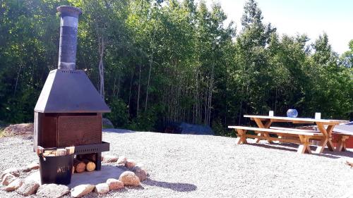 Nieuw Tiny House met uitzicht op het Skagern meer