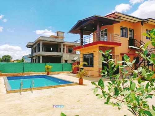 Orange Villa 4BHK with Pool and AC at Malavli, Lonavala