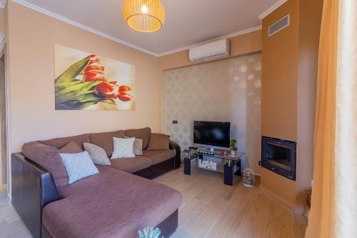 Comfy 2-room sea view apt in Zakynthos town.