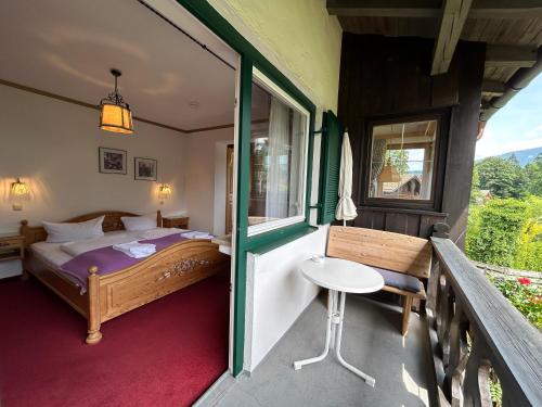 Balkon/terasa, Hotel Bergland in Grainau City Center