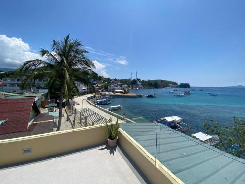 Aussicht, Papa Freds Beach Resort in Puerto Galera