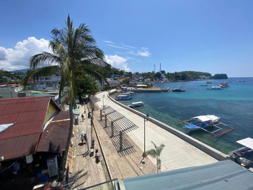 Aussicht, Papa Freds Beach Resort in Puerto Galera