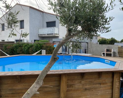 Villa avec piscine privée 10mn de la mer 4couchages - Location saisonnière - Saint-Laurent-de-la-Salanque