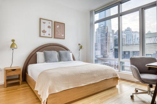 Midtown 1BR w Gym WD across from Rock Center NYC-670, New York (fotografie 6)