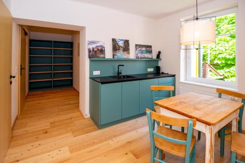 virtuve, NaturparkResort GeoApartment in Gams Bei Hieflau