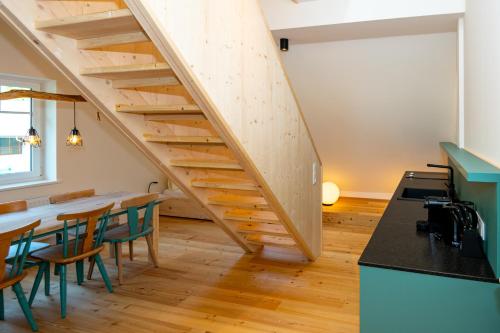 virtuve, NaturparkResort GeoApartment in Gams Bei Hieflau