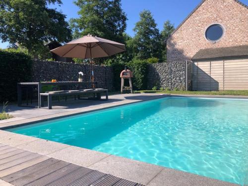 landelijke villa met zwembad en gezellige openhaard gîte à louer De Bist