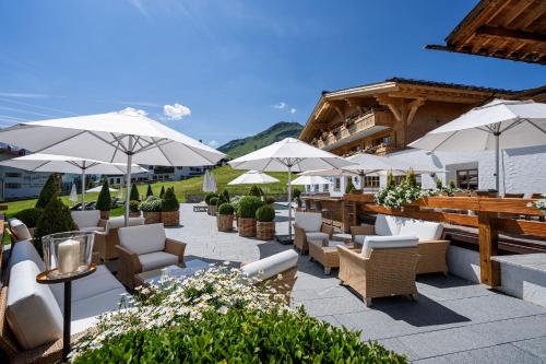 ระเบียง/ชานเรือน, Burg Vital Resort in โอเบอร์เลช