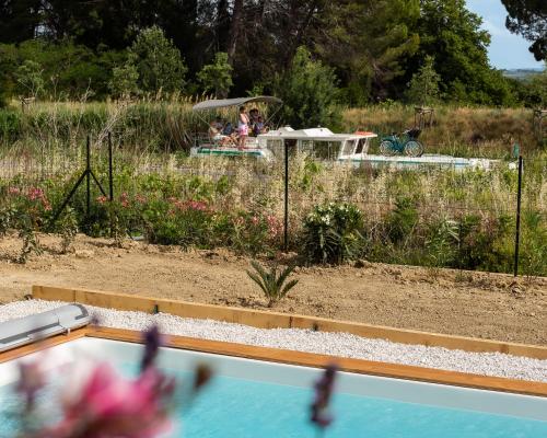 Maison avec piscine, vue sur le Canal du Midi