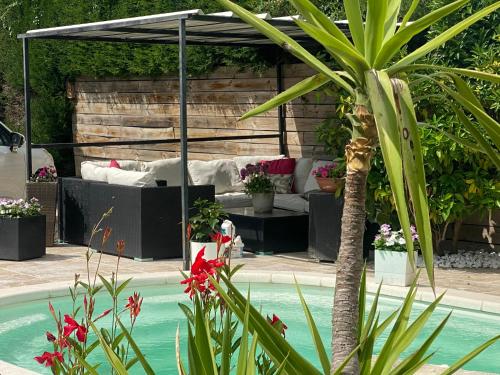 Villa des palmiers in Saint-Saturnin-les-Avignon