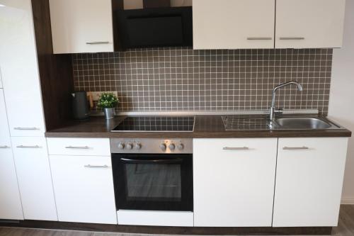 Konyha, Domo Dolce Wohnapartment in Hollenstedt