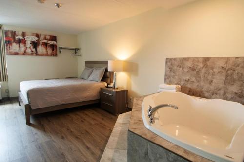 One Queen Bed with Jacuzzi