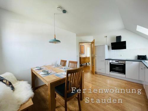 virtuve, Sonnige Ferienwohnung im Unterallgäu (Sonnige Ferienwohnung im Unterallgau) in Ettringen (Bavaria)