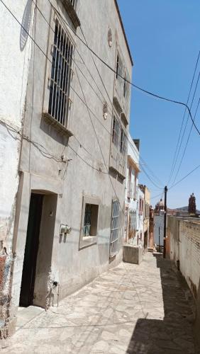 Exterior view, Casa Flores in Zacatecas