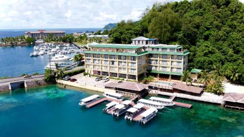 Exterior view, Sea Passion Hotel in Koror Island