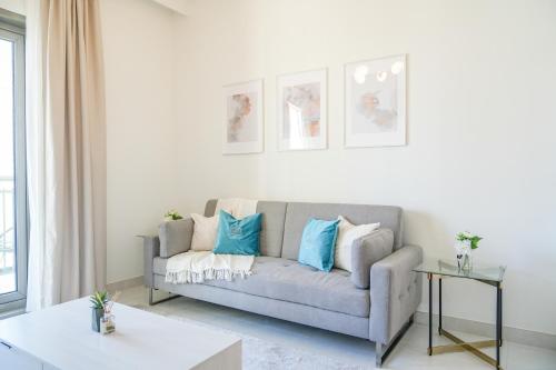 Elegant Apartment With Balcony Amidst Vibrant Area, Dubai
