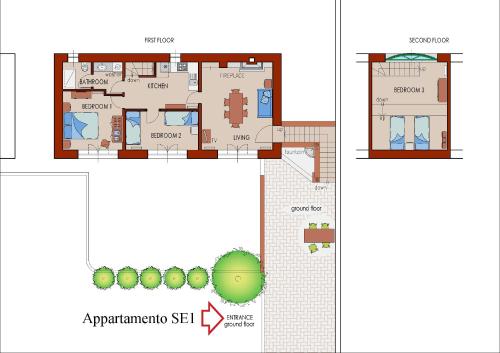 3 bedrooms, 4 beds
